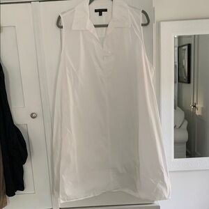 Banana Republic brand white cotton a line dress Size XL